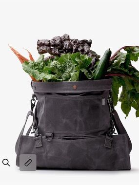 Barebones Gathering & Harvesting Waxed Canvas Bag - Gray